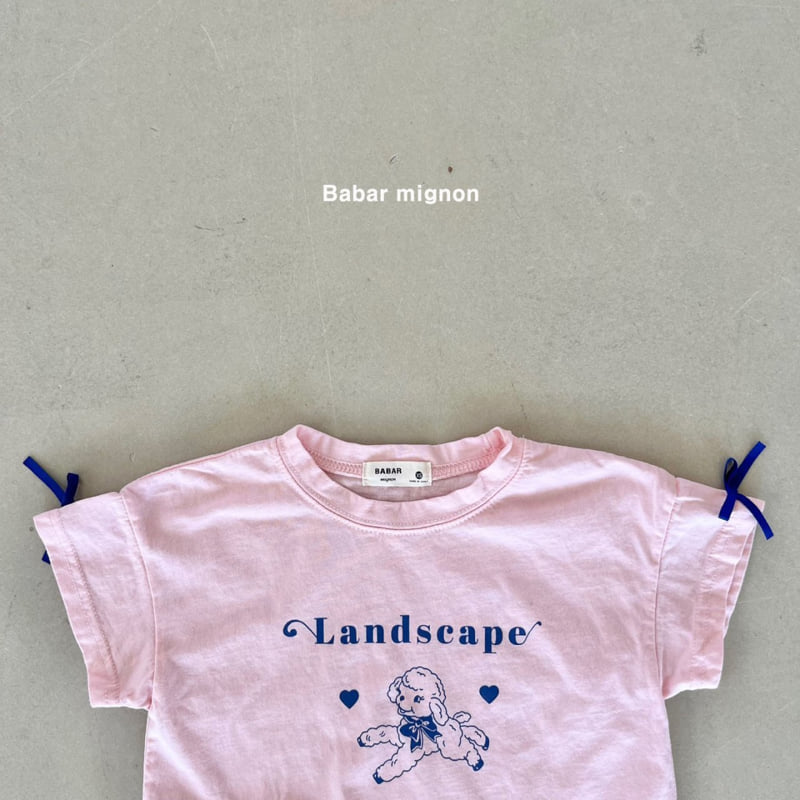 Babar Mignon - Korean Children Fashion - #kidsstore - Sheep Ribbon Tee - 12