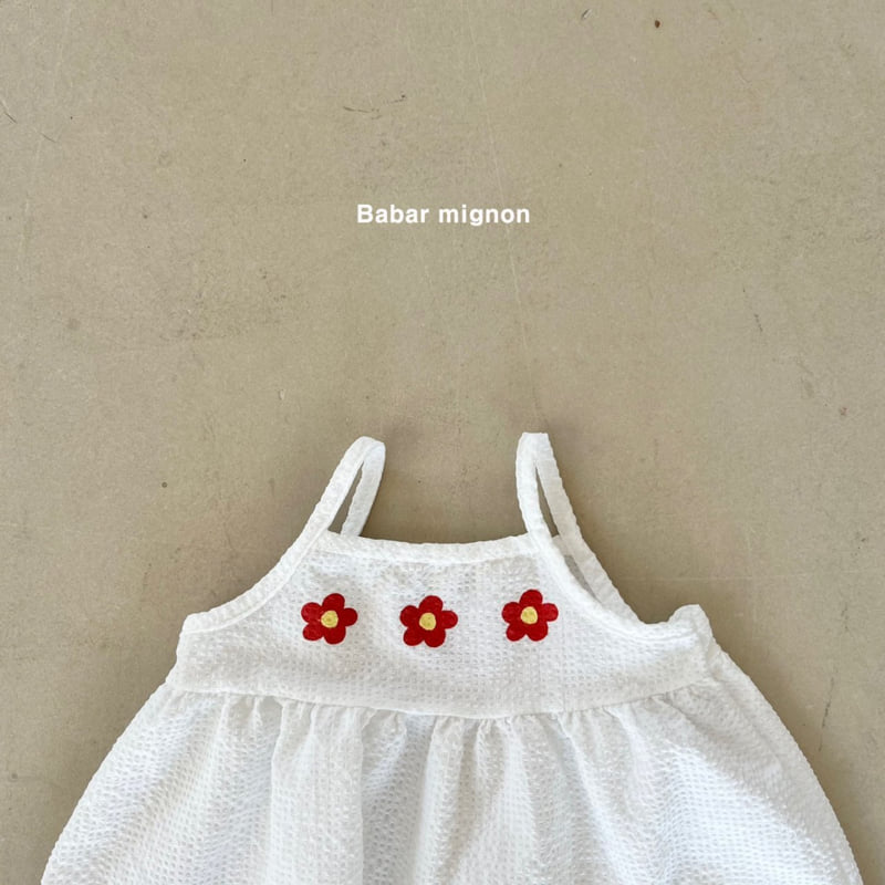 Babar Mignon - Korean Children Fashion - #kidzfashiontrend - Flower Sleeveless Blouse - 12