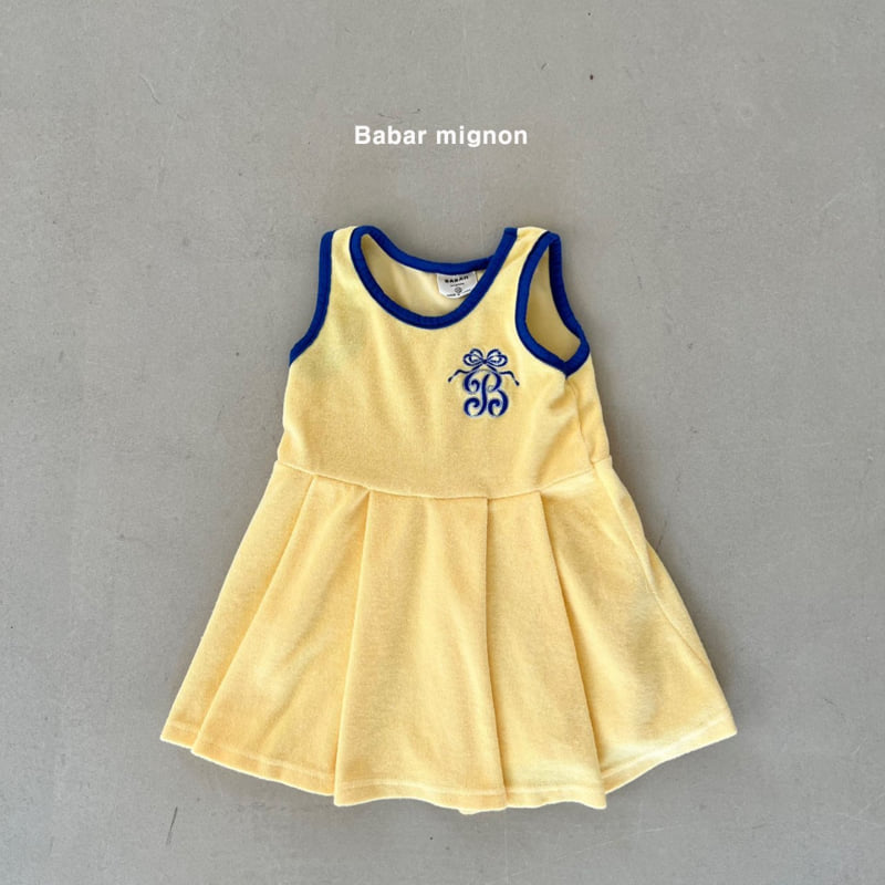 Babar Mignon - Korean Children Fashion - #magicofchildhood - Embroidery Sleeveless One-piece - 6