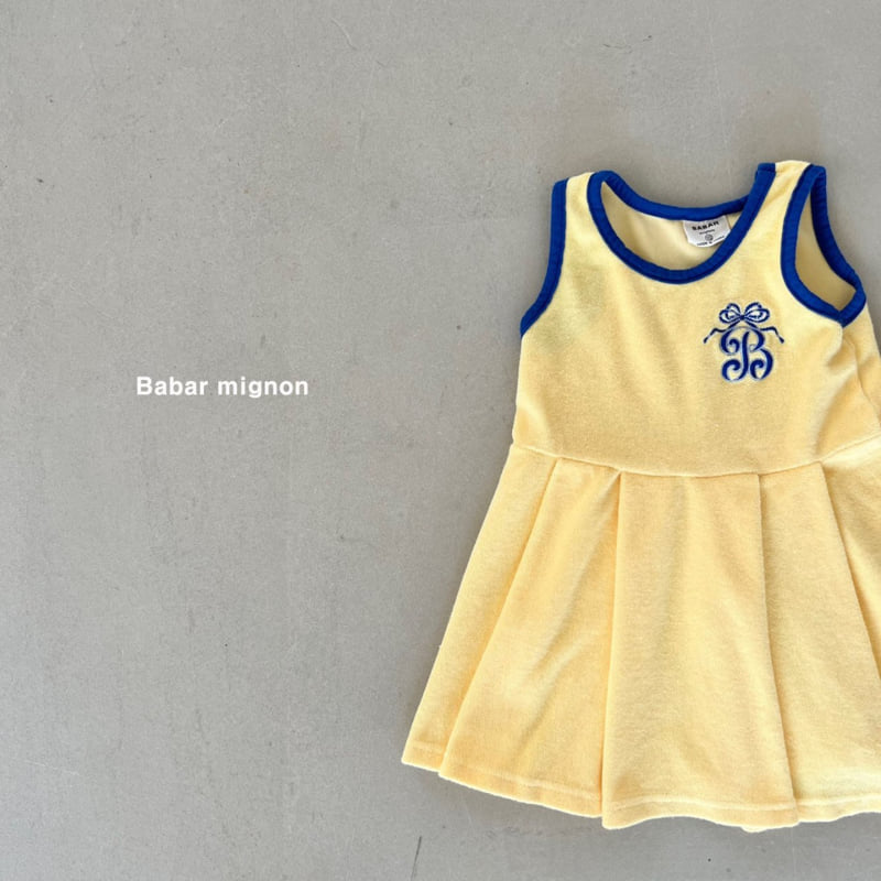 Babar Mignon - Korean Children Fashion - #minifashionista - Embroidery Sleeveless One-piece - 7