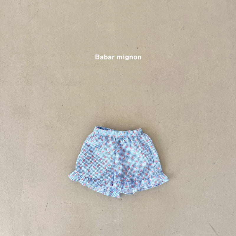 Babar Mignon - Korean Children Fashion - #prettylittlegirls - Check Ribbon Shorts - 9