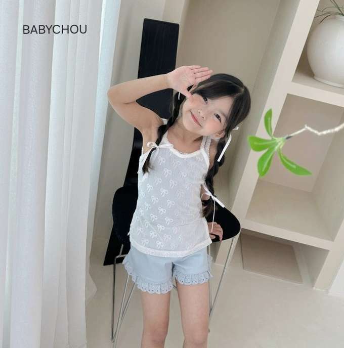 Babychou - Korean Children Fashion - #Kfashion4kids - Coco Sleeveless Tee