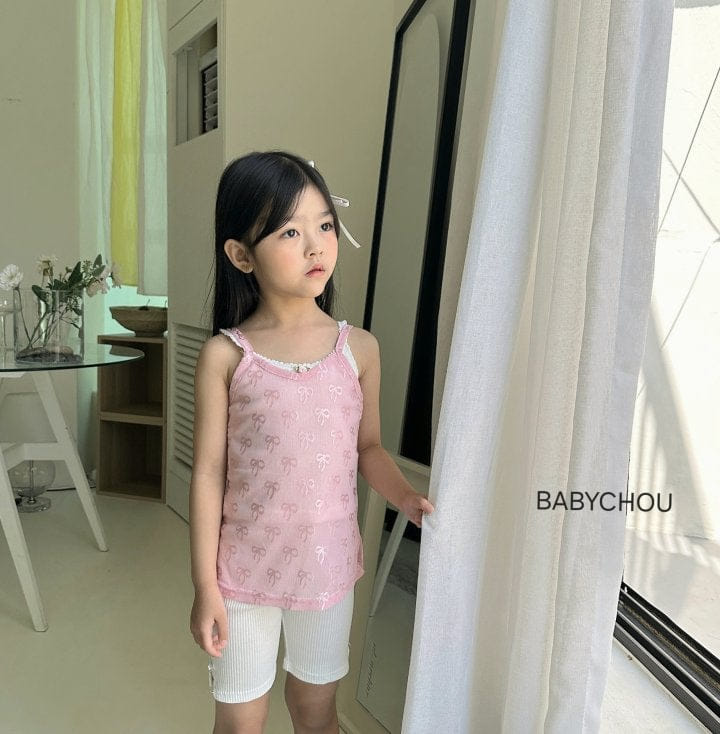 Babychou - Korean Children Fashion - #childrensboutique - Coco Sleeveless Tee - 10