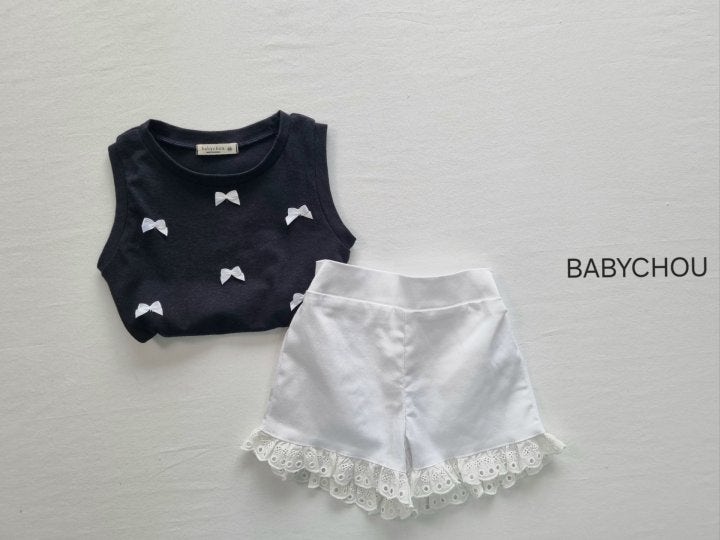 Babychou - Korean Children Fashion - #discoveringself - Frill Short Pants - 4