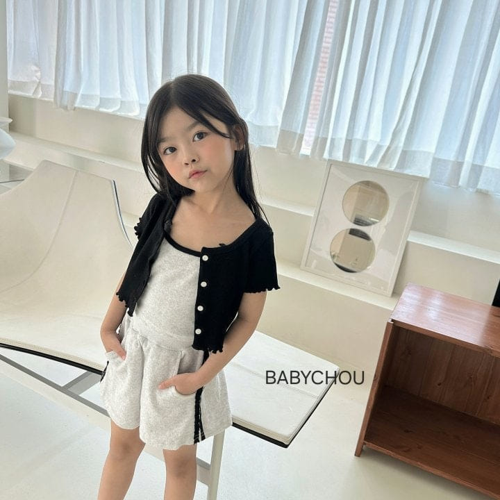 Babychou - Korean Children Fashion - #littlefashionista - Terry Sleeveless Tee - 10