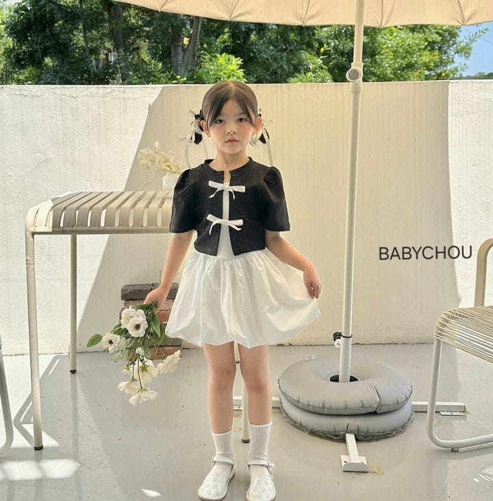 Babychou - Korean Children Fashion - #minifashionista - Balloon Sleeveless One-Piece - 9