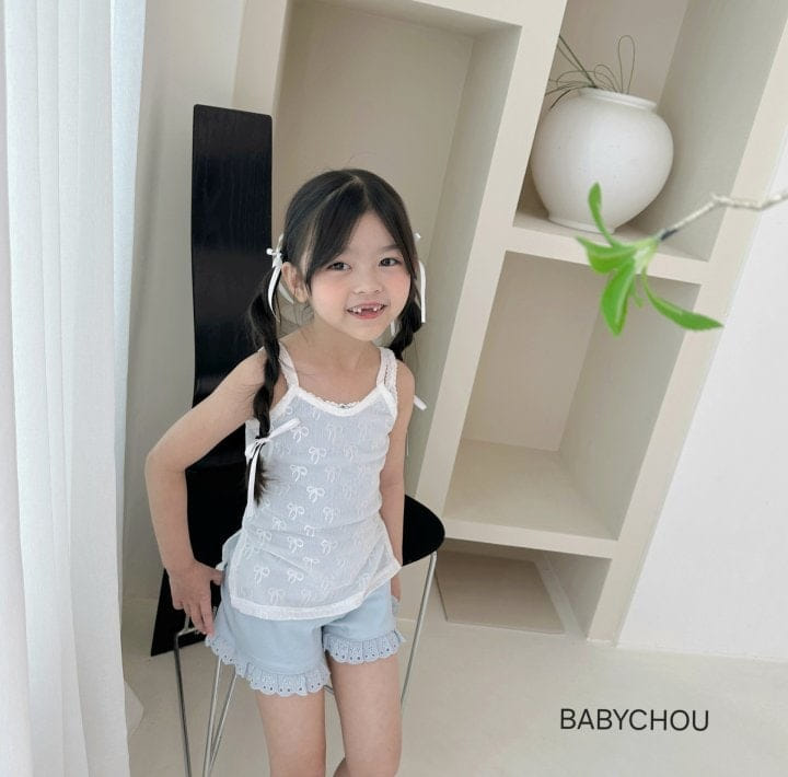 Babychou - Korean Children Fashion - #prettylittlegirls - Coco Sleeveless Tee - 5