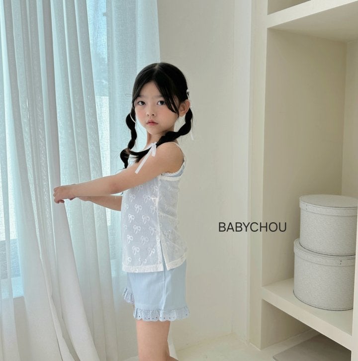 Babychou - Korean Children Fashion - #toddlerclothing - Coco Sleeveless Tee - 7