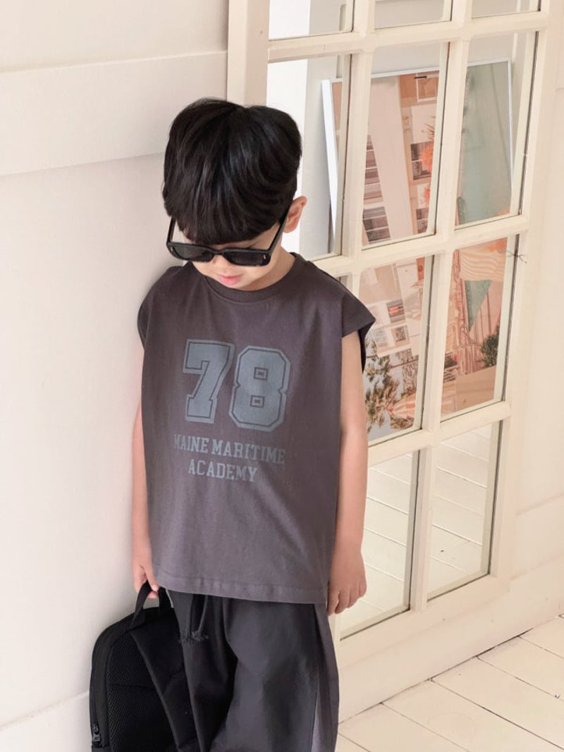 Bailey - Korean Children Fashion - #littlefashionista - 78 Marine Sleeveless Tee - 6