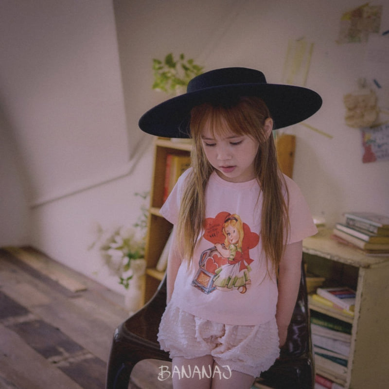 Banana J - Korean Children Fashion - #kidzfashiontrend - Heart Girl Tee - 8