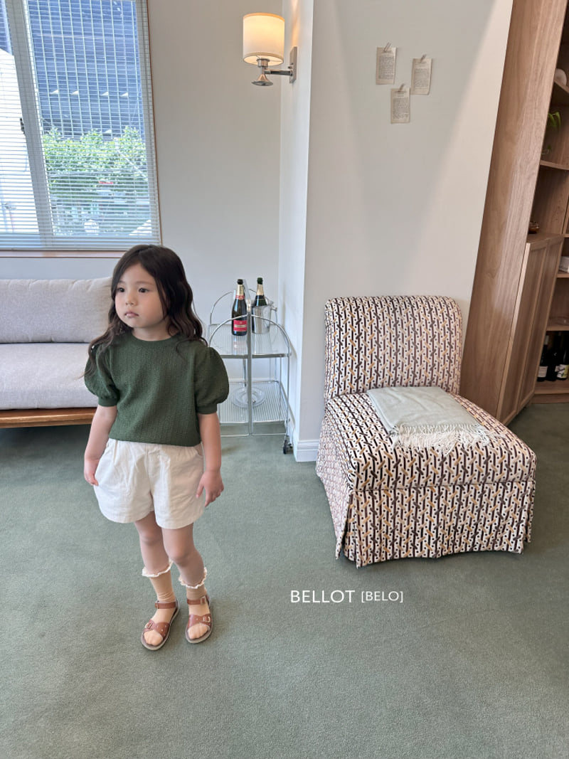 Bellot - Korean Children Fashion - #childofig - Shirring Knit Tee - 3