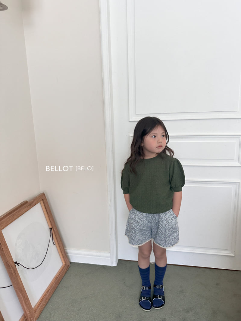 Bellot - Korean Children Fashion - #discoveringself - Shirring Knit Tee - 7