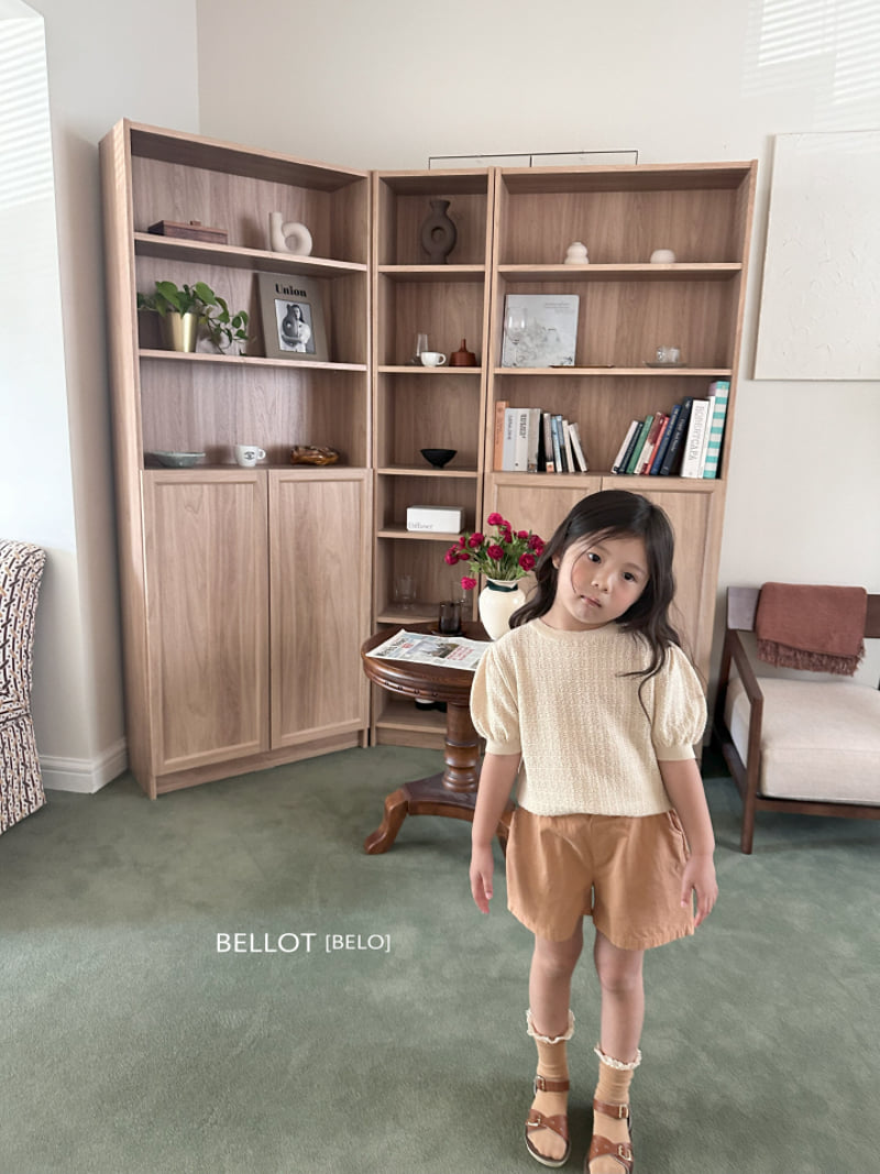 Bellot - Korean Children Fashion - #kidsstore - Shirring Knit Tee - 10