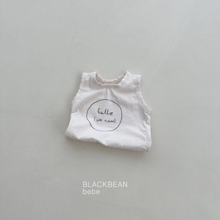 Black Bean - Korean Baby Fashion - #babyboutiqueclothing - Ditto Bebe Sleeveless Tee - 6