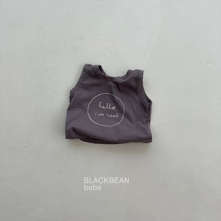 Black Bean - Korean Baby Fashion - #babyclothing - Ditto Bebe Sleeveless Tee - 7