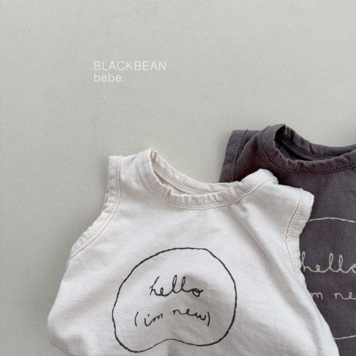 Black Bean - Korean Baby Fashion - #babyfashion - Ditto Bebe Sleeveless Tee - 8