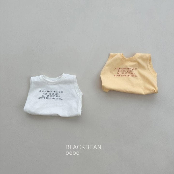 Black Bean - Korean Baby Fashion - #babyfever - IF You Bebe Sleeveless Tee - 2