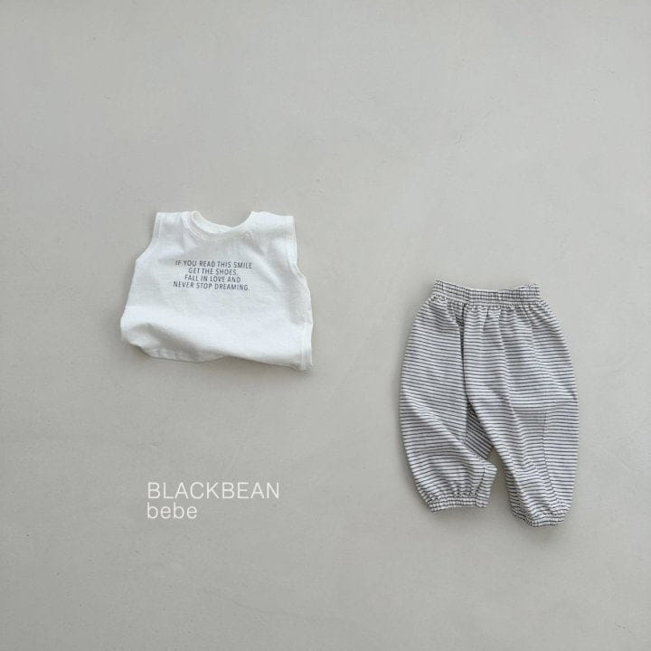 Black Bean - Korean Baby Fashion - #babyoninstagram - IF You Bebe Sleeveless Tee - 5