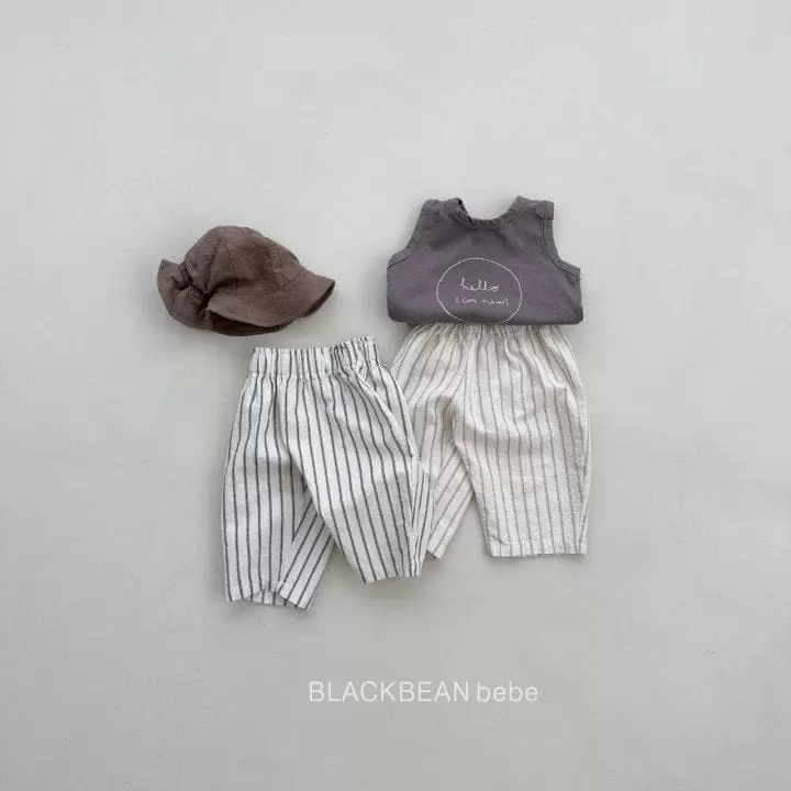 Black Bean - Korean Baby Fashion - #babyoutfit - Natural Bebe Pants - 6