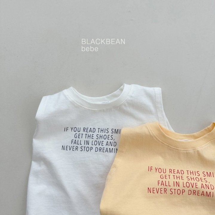 Black Bean - Korean Baby Fashion - #babywear - IF You Bebe Sleeveless Tee - 9