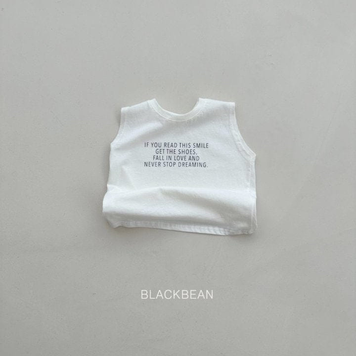 Black Bean - Korean Children Fashion - #childofig - If You Sleeveless Tee - 8