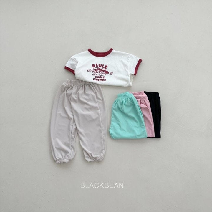 Black Bean - Korean Children Fashion - #childofig - Spring Top Bottom Set - 6