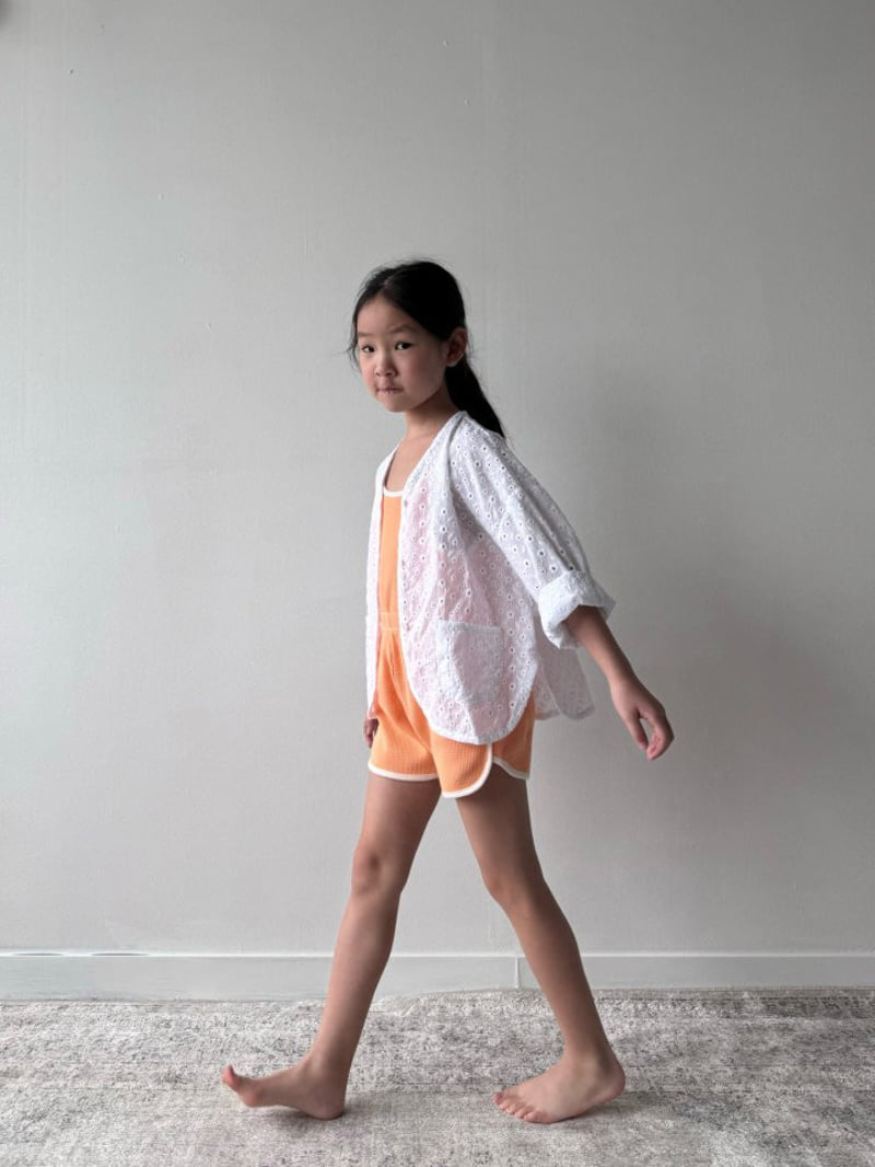 Bon Bon Butik - Korean Children Fashion - #fashionkids - Waffle Shorts - 5