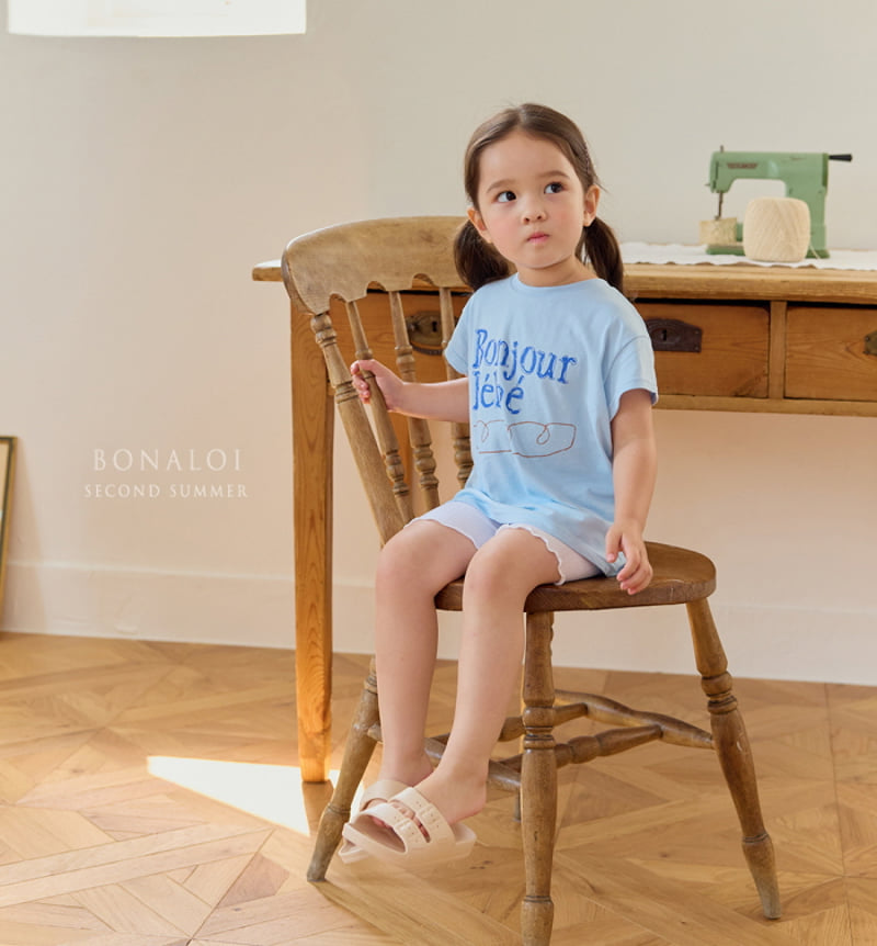 Bonaloi - Korean Children Fashion - #Kfashion4kids - Baguette Long Tee - 9