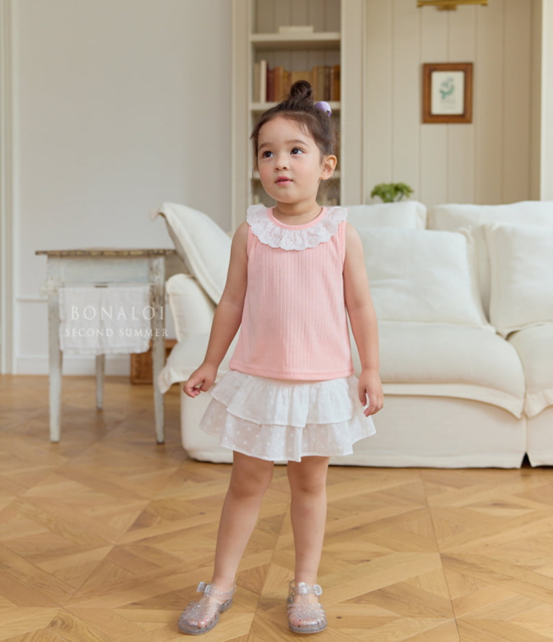 Bonaloi - Korean Children Fashion - #childofig - Island Sleeveless Top - 7