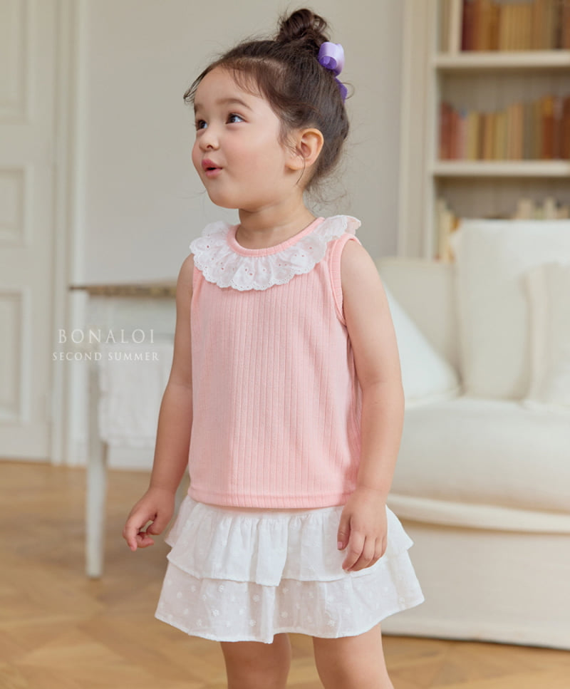 Bonaloi - Korean Children Fashion - #childrensboutique - Island Sleeveless Top - 8