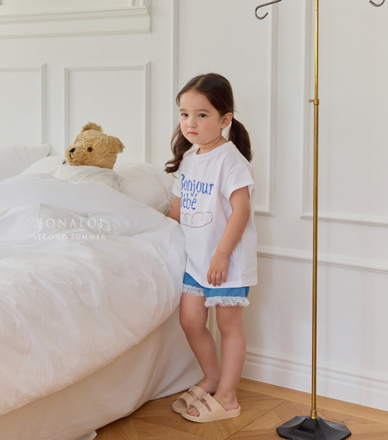 Bonaloi - Korean Children Fashion - #childrensboutique - Baguette Long Tee - 2