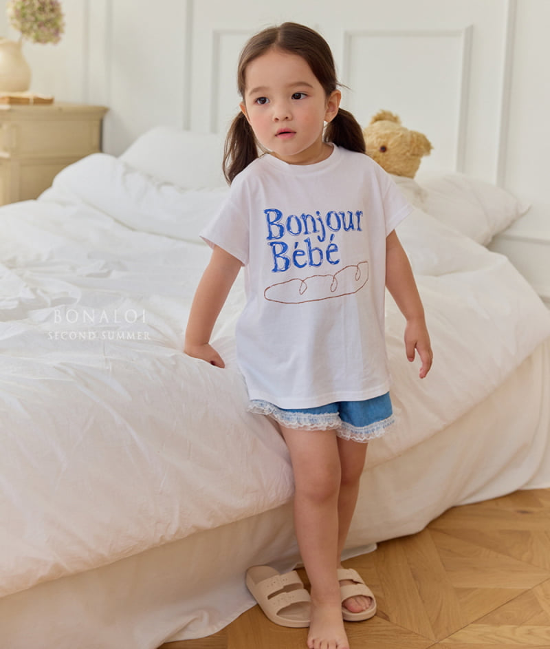 Bonaloi - Korean Children Fashion - #designkidswear - Baguette Long Tee - 3