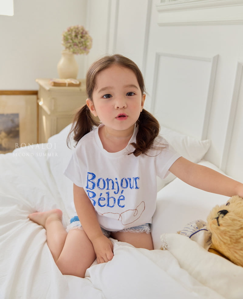 Bonaloi - Korean Children Fashion - #designkidswear - Baguette Long Tee - 4