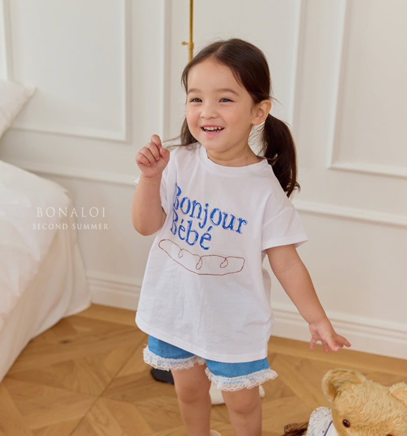 Bonaloi - Korean Children Fashion - #kidzfashiontrend - Baguette Long Tee - 8