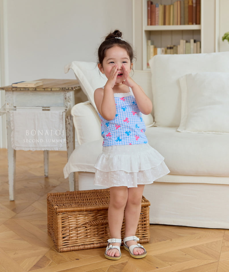 Bonaloi - Korean Children Fashion - #littlefashionista - Bobo Embroidery Skirt - 11