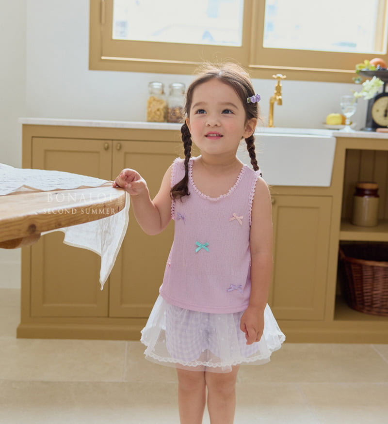 Bonaloi - Korean Children Fashion - #littlefashionista - Vivi Sleeveless Tee - 7