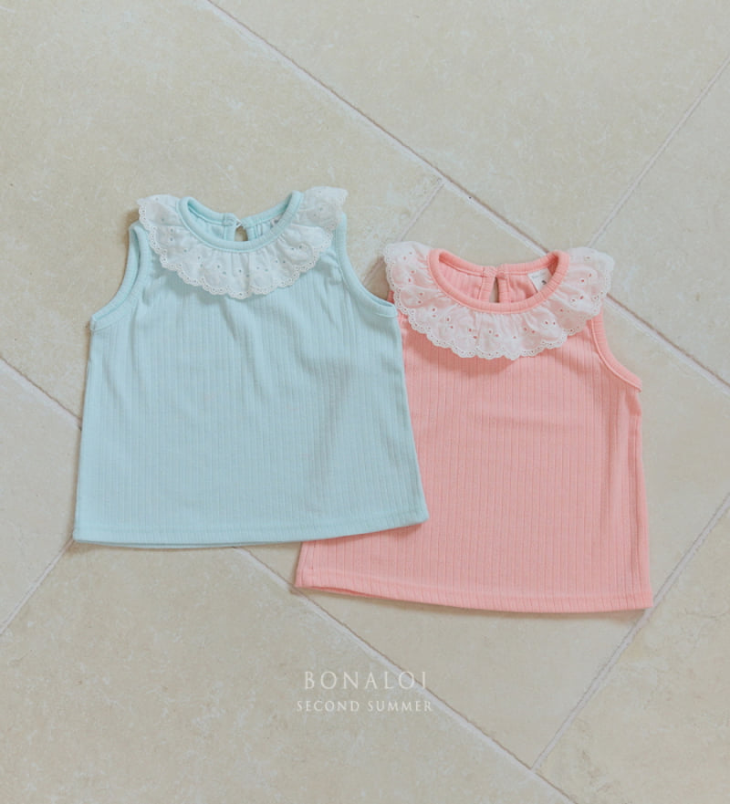 Bonaloi - Korean Children Fashion - #magicofchildhood - Island Sleeveless Top