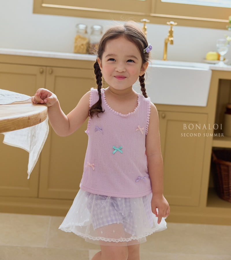 Bonaloi - Korean Children Fashion - #magicofchildhood - Vivi Sleeveless Tee - 8