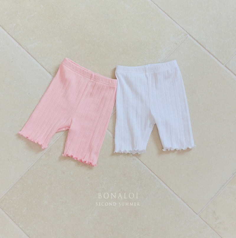 Bonaloi - Korean Children Fashion - #prettylittlegirls - Rib Short Leggings