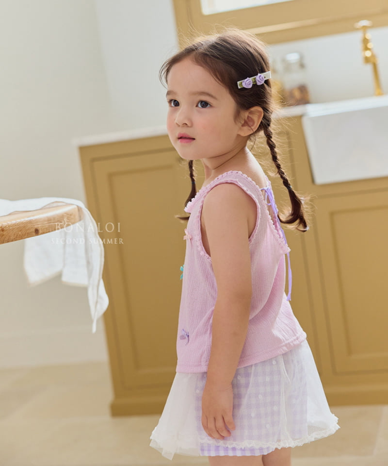 Bonaloi - Korean Children Fashion - #prettylittlegirls - Vivi Sleeveless Tee - 10