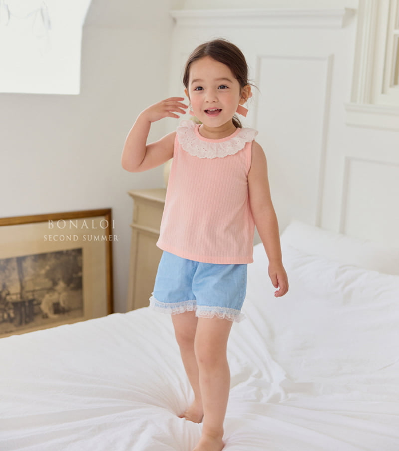 Bonaloi - Korean Children Fashion - #prettylittlegirls - Island Sleeveless Top - 4