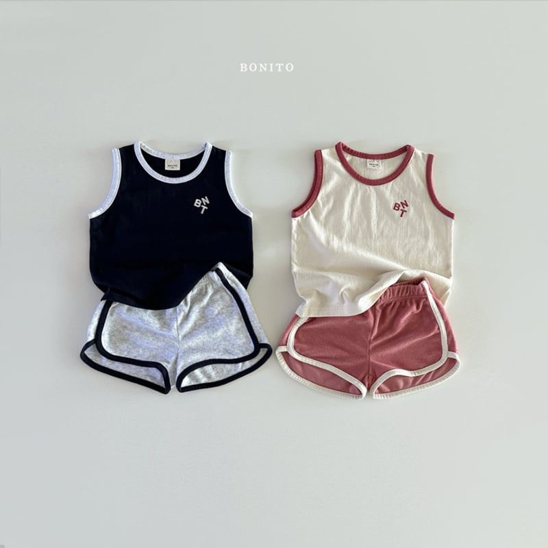 Bonito - Korean Children Fashion - #discoveringself - BNT Sleeveless Terry Set