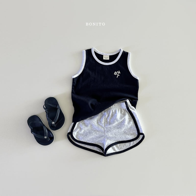 Bonito - Korean Children Fashion - #kidzfashiontrend - BNT Sleeveless Terry Set - 5