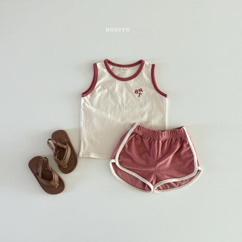 Bonito - Korean Children Fashion - #minifashionista - BNT Sleeveless Terry Set - 9