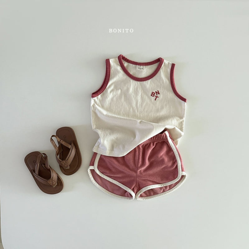 Bonito - Korean Children Fashion - #prettylittlegirls - BNT Sleeveless Terry Set - 10