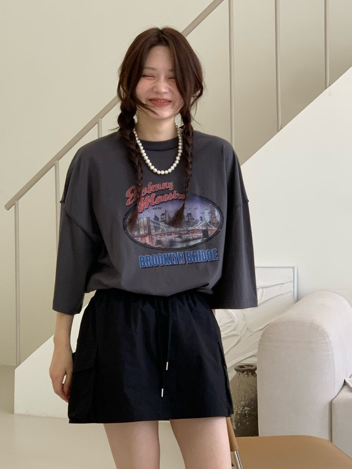 Bricklane - Korean Women Fashion - #momslook - Brooklyn Tee - 6