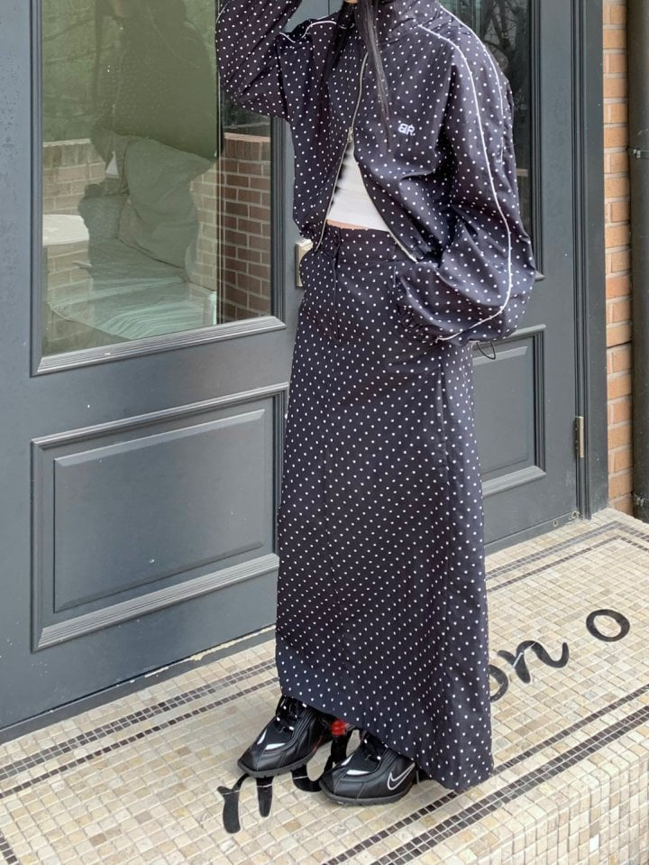 Bricklane - Korean Women Fashion - #momslook - Dot Piping Jumper - 8