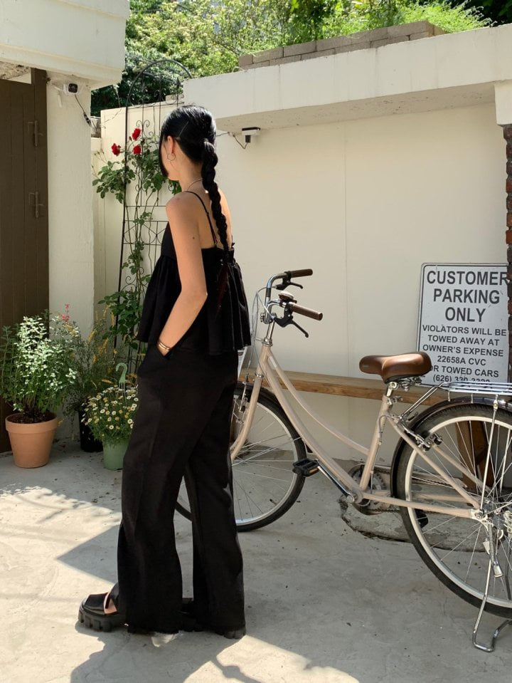 Bricklane - Korean Women Fashion - #momslook - Lace Wood Pants - 4