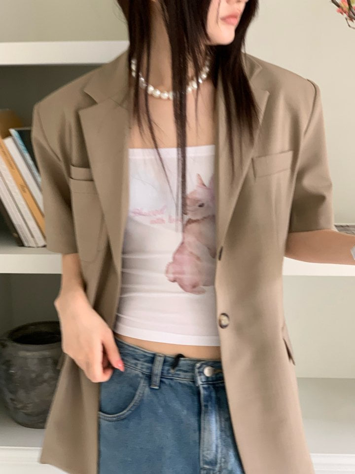 Bricklane - Korean Women Fashion - #romanticstyle - Two Pocket Jacket - 2