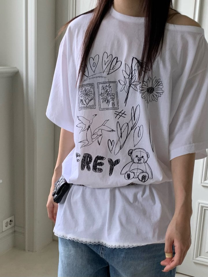 Bricklane - Korean Women Fashion - #shopsmall - Frey Hole Tee - 5